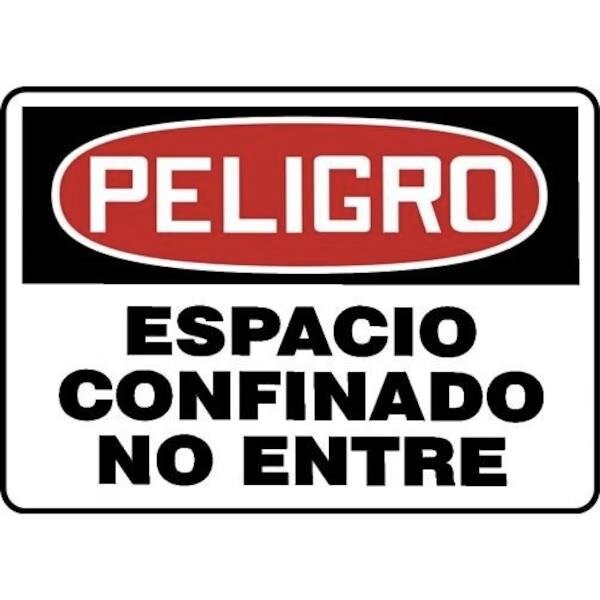 Accuform OSHA DANGER SAFETY SIGN CONFINED SHMCSP006XV SHMCSP006XV - main